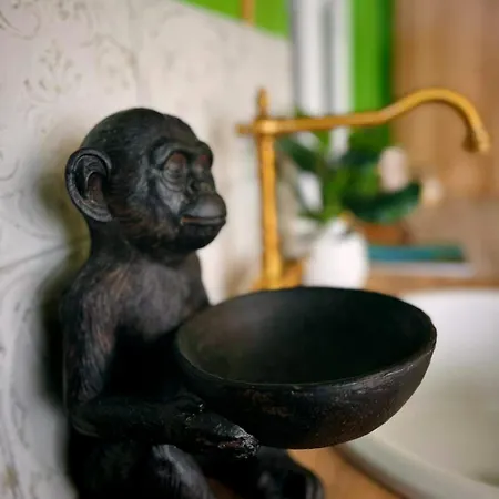 La Jungle Insolite, Spa, écran Cinéma, Lit à Baldaquin King Size, Day Use, 10 Min Centre Appartamento *