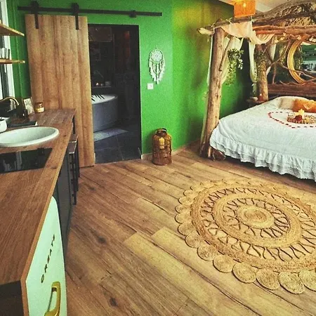 アパート La Jungle Insolite, Spa, Ecran Cinema, Lit A Baldaquin King Size, Day Use, 10 Min Centre アミアン